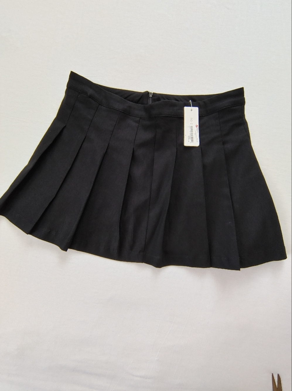 No Comment Black Pleated Mini Skirt - Women's Size L.